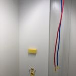 Elektrische en sanitaire installatie personeels ruimte's